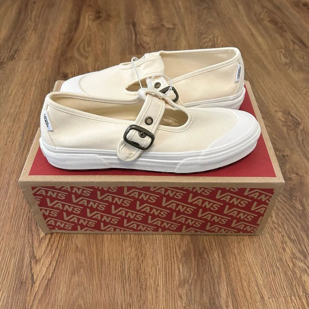 VANS off the wall Mary Jane cream beige shoes sneakers women’s 9 new - Image 6