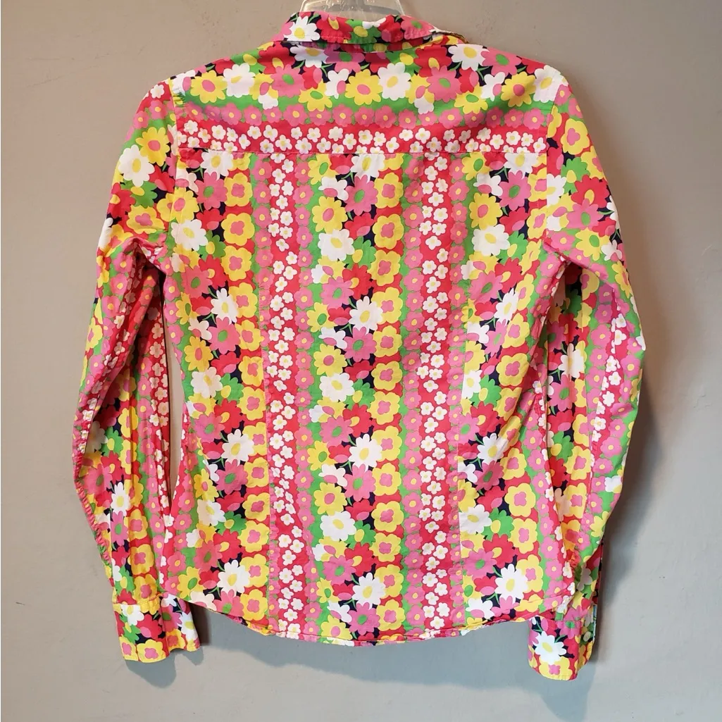 Lilly Pulitzer Multicolor Floral Shirt - Image 3