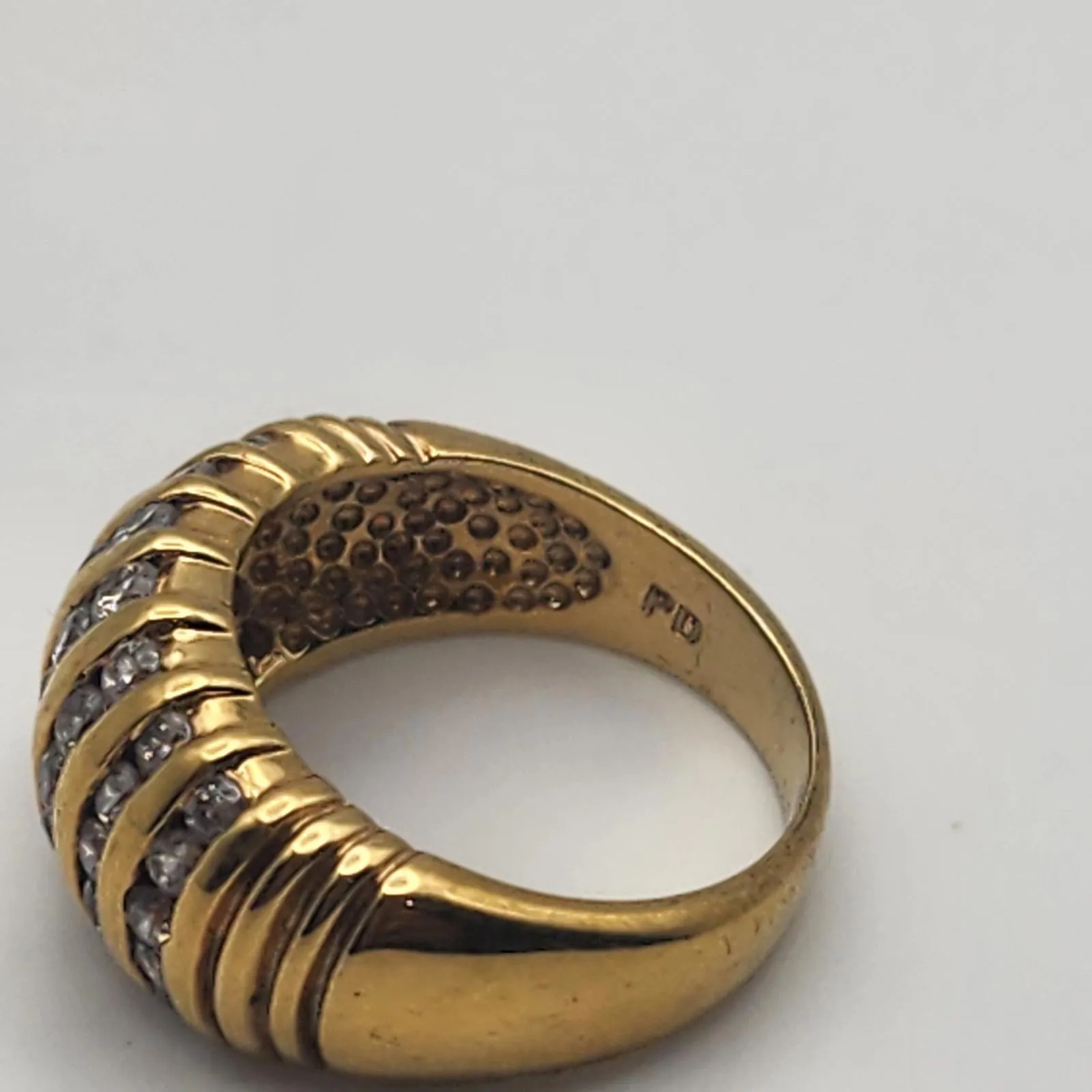 Premier Designs Dedication Gold Tone & Clear Rhinestone Ring (7) - Image 7