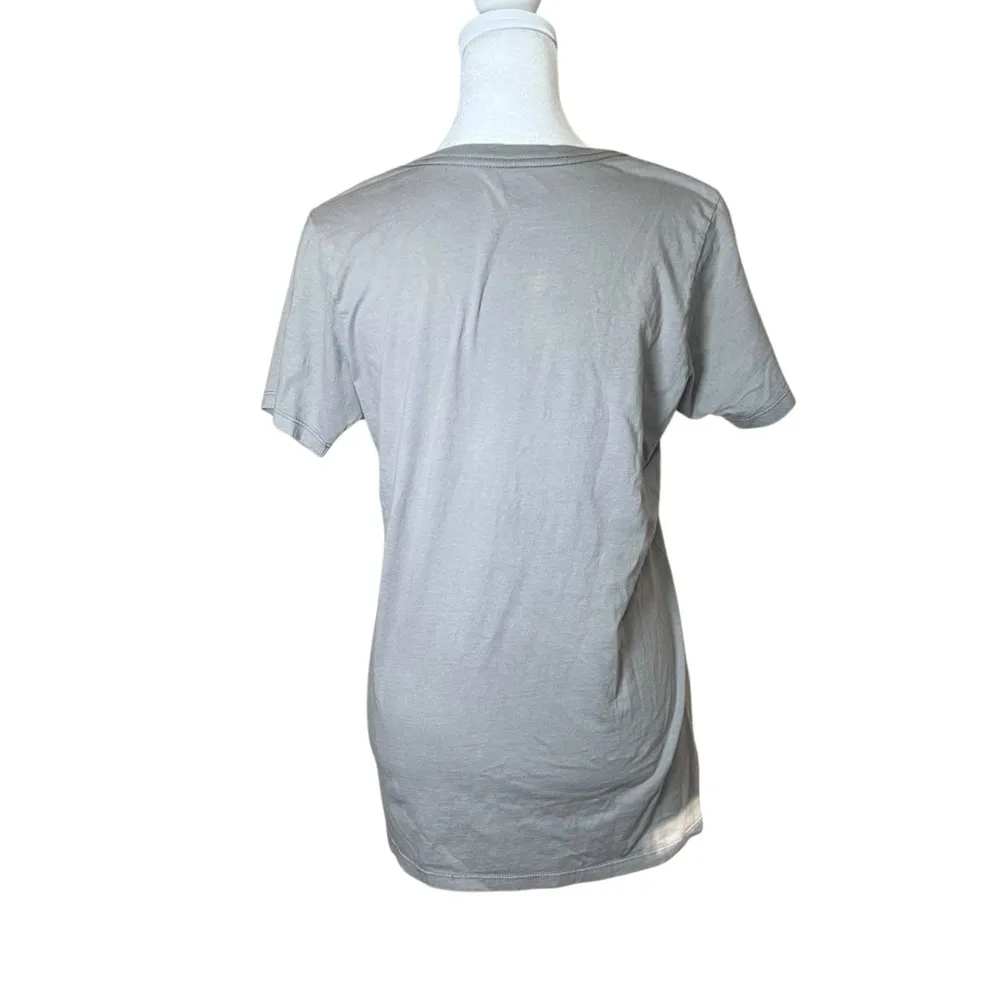 Patagonia Organic Cotton Gray Tee Women’s Casual Outdoor Hiking Shirt Size Small - Image 3