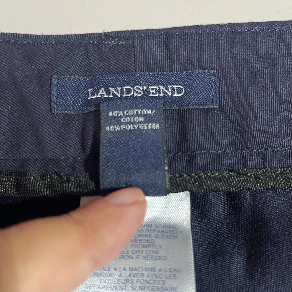 LANDS END (18W)‎ NAVY 4 POCKET ANKLE PANTS NWOT - Image 4