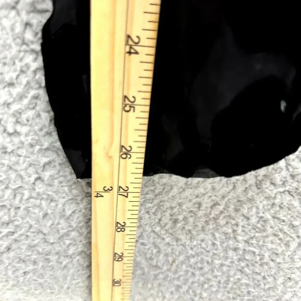 Harlyn slim leg pants 0 black velvet burnout silk whimsigoth career‎ holiday - Image 4