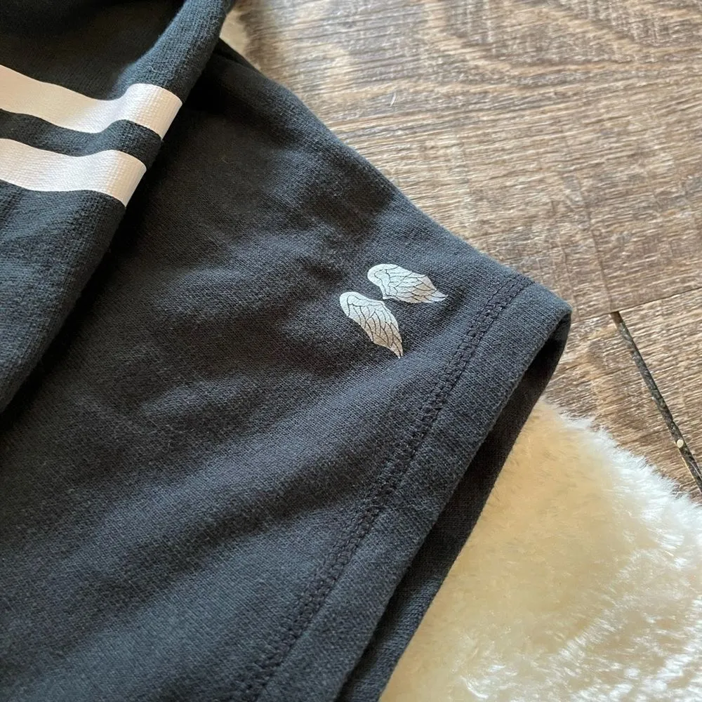 VSX Black White Cropped Hoodie - Image 2