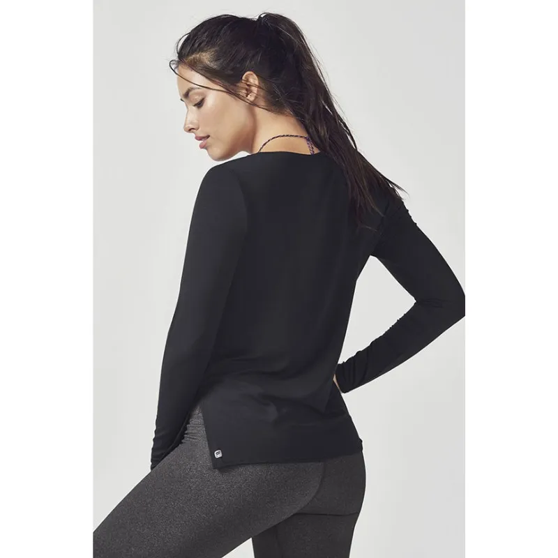 Martha Long-Sleeve Tunic with Side Tie - Image 2