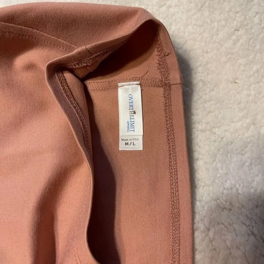 OTL Nude Cropped Bralette Tank NWOT Size M - Image 6