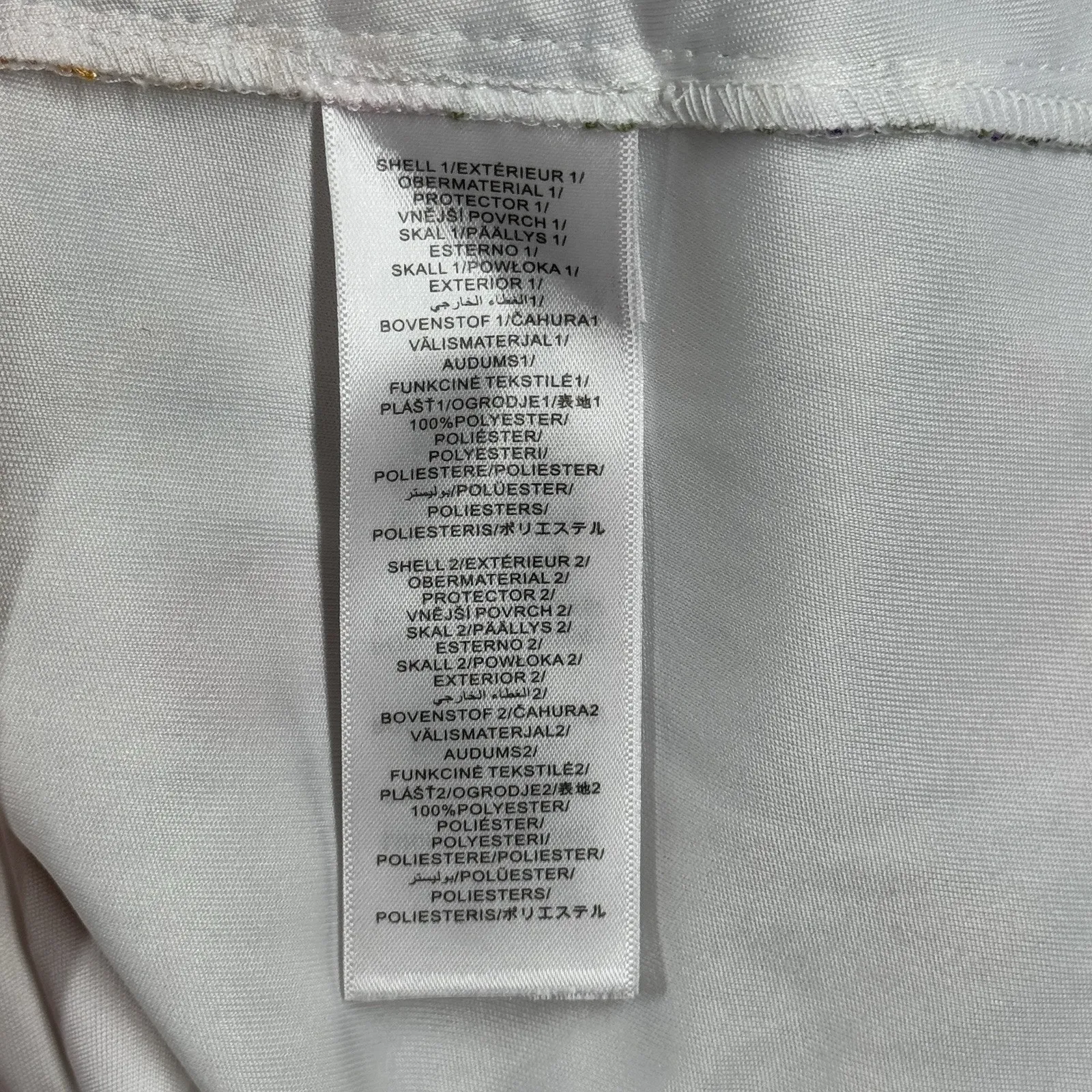 Adrianna Papell Dress Womens 6 White Multi Embroidered Floral Mesh Party Wedding - Image 8