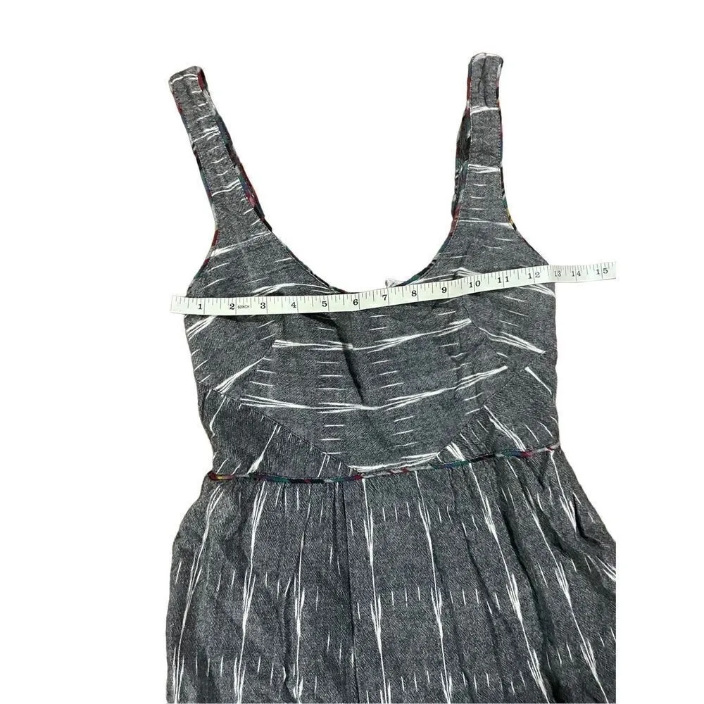 Free People New Romantics WeatherVane Ikat Print Sleeveless Midnight Emb… - Image 5