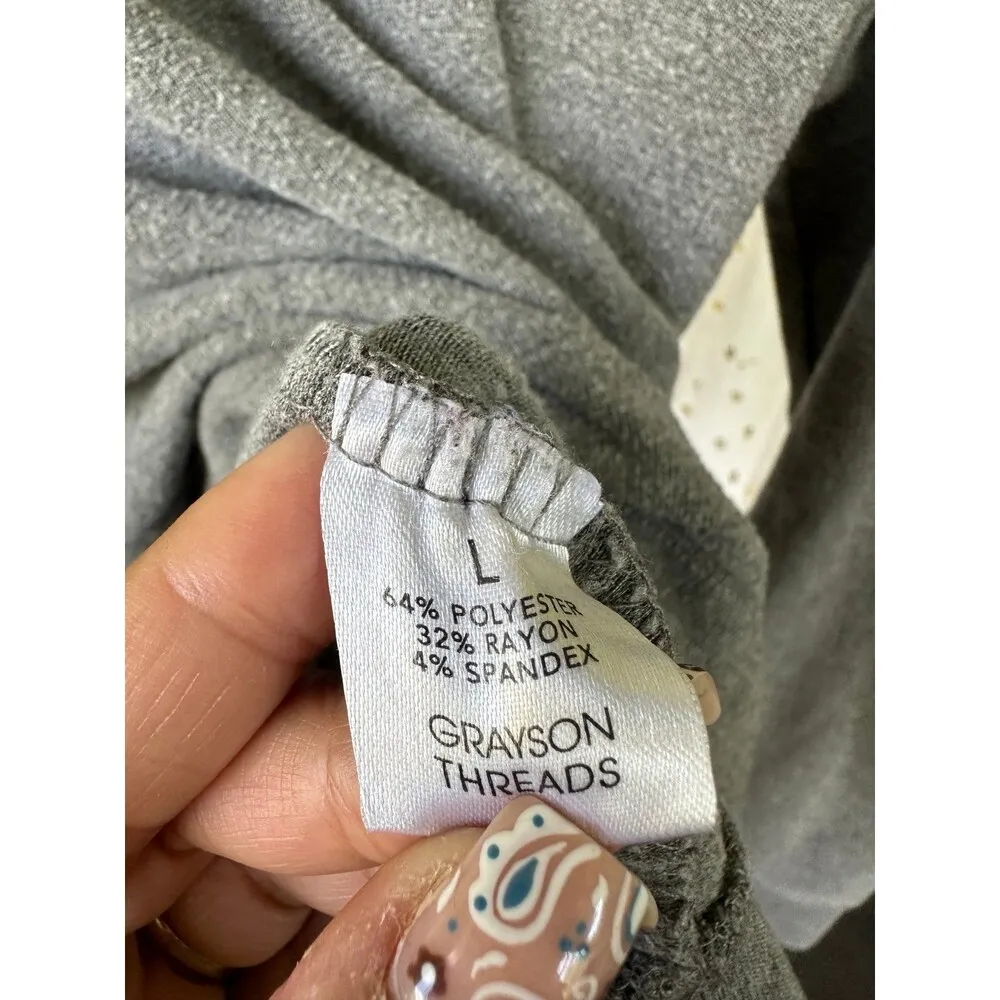 Kyle By Alene Too Grayson Thread Mama Needs Coffee Crew Neck Novelty Sweatshirt - Image 6