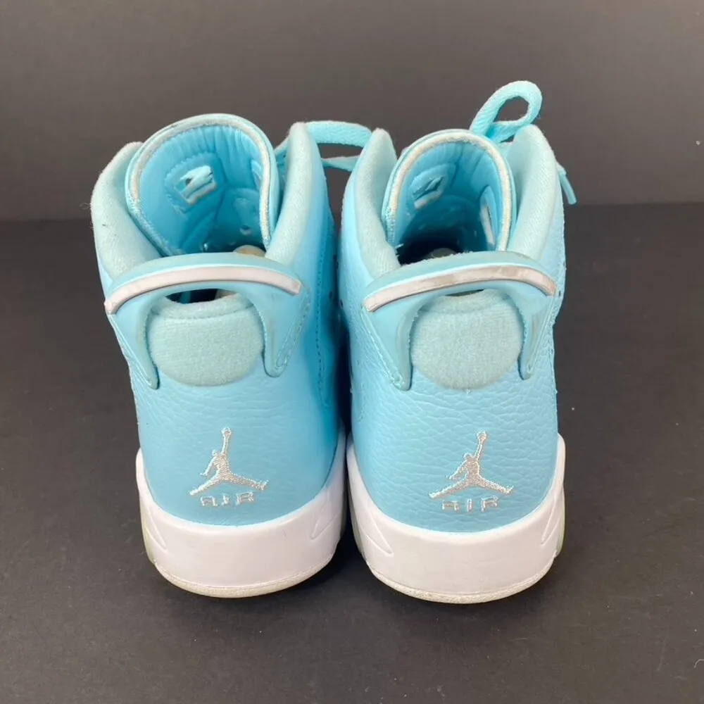 Air Jordan 6 Retro Pantone GG Still Blue Sneakers Size 5.5Y/Womens 7 - Image 4