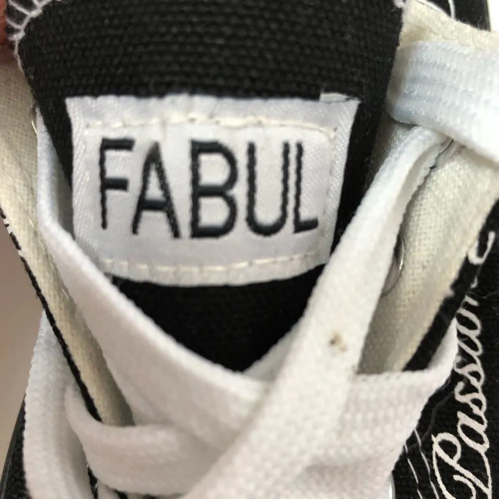Fabul Teacher Sneakers with cute design (NWOT) Black Size 7 - Image 8