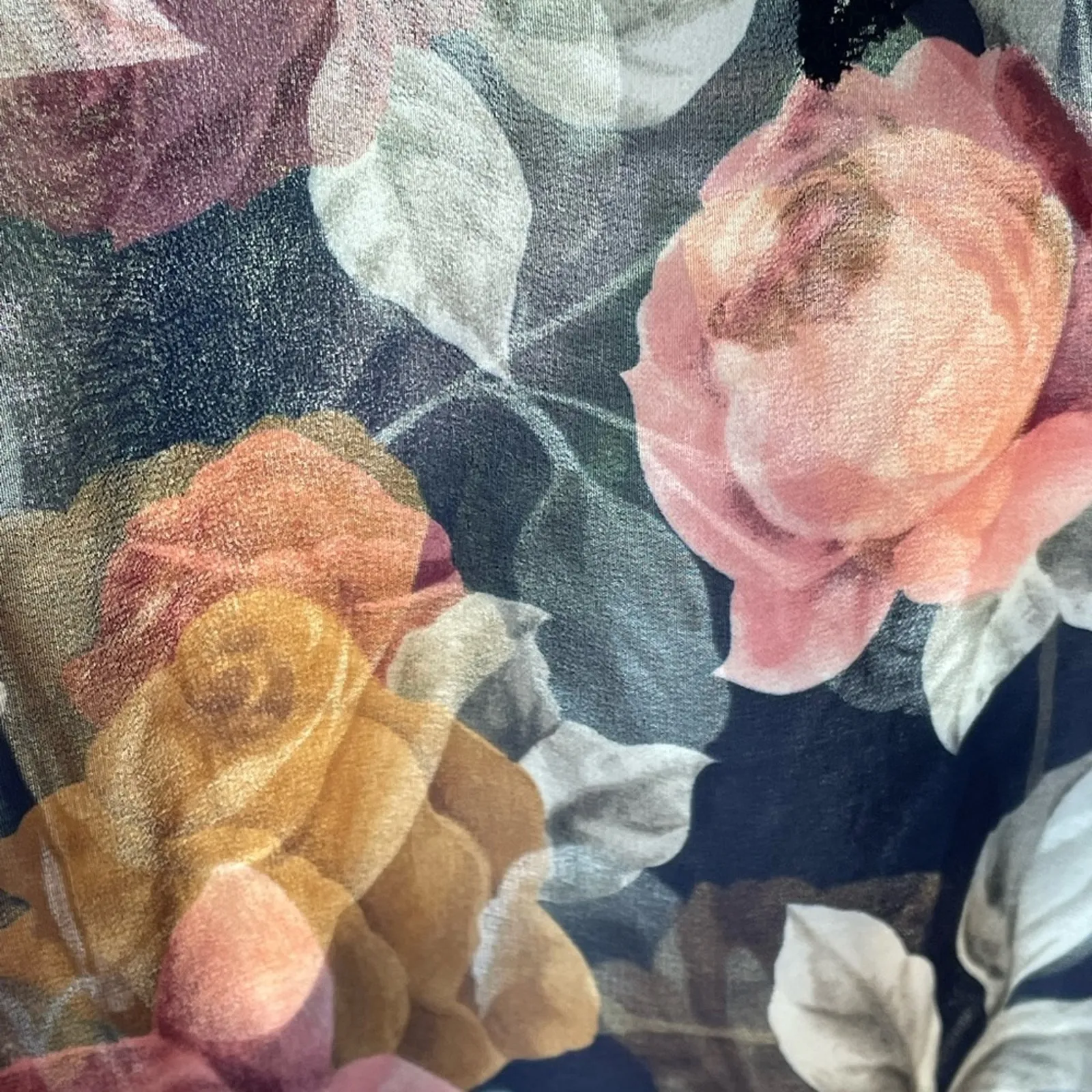 Victoria's Secret Sheer Blue Floral w/ Lacy Bust Chemise Babydoll Nightie size M - Image 7