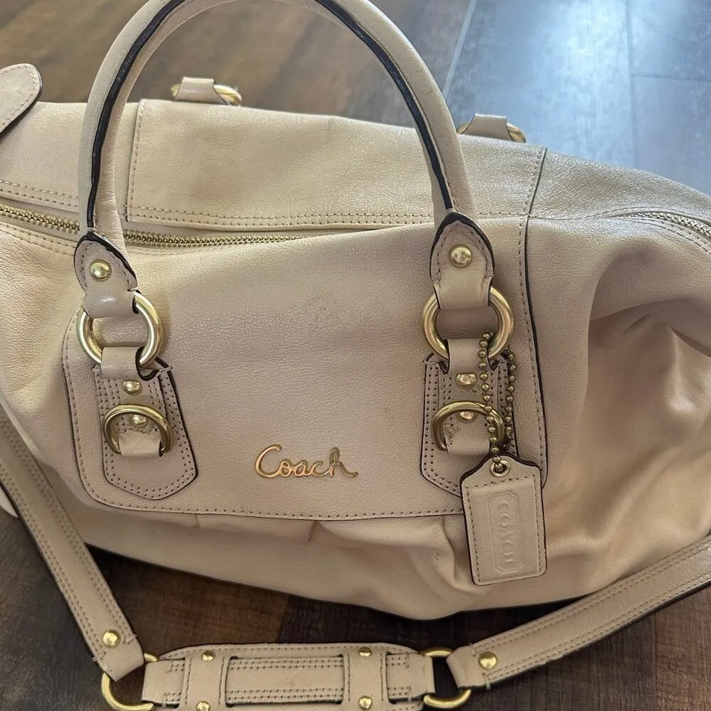 Coach Madison Leather Ashley Satchel Handbag - Image 4