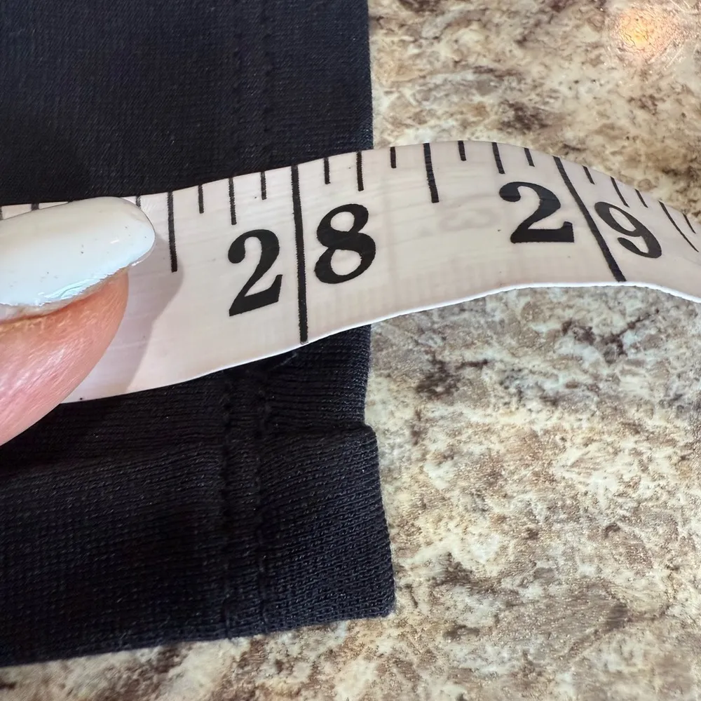 Simply Vera Vera Wang Black Leggings with White Stripe - Image 8