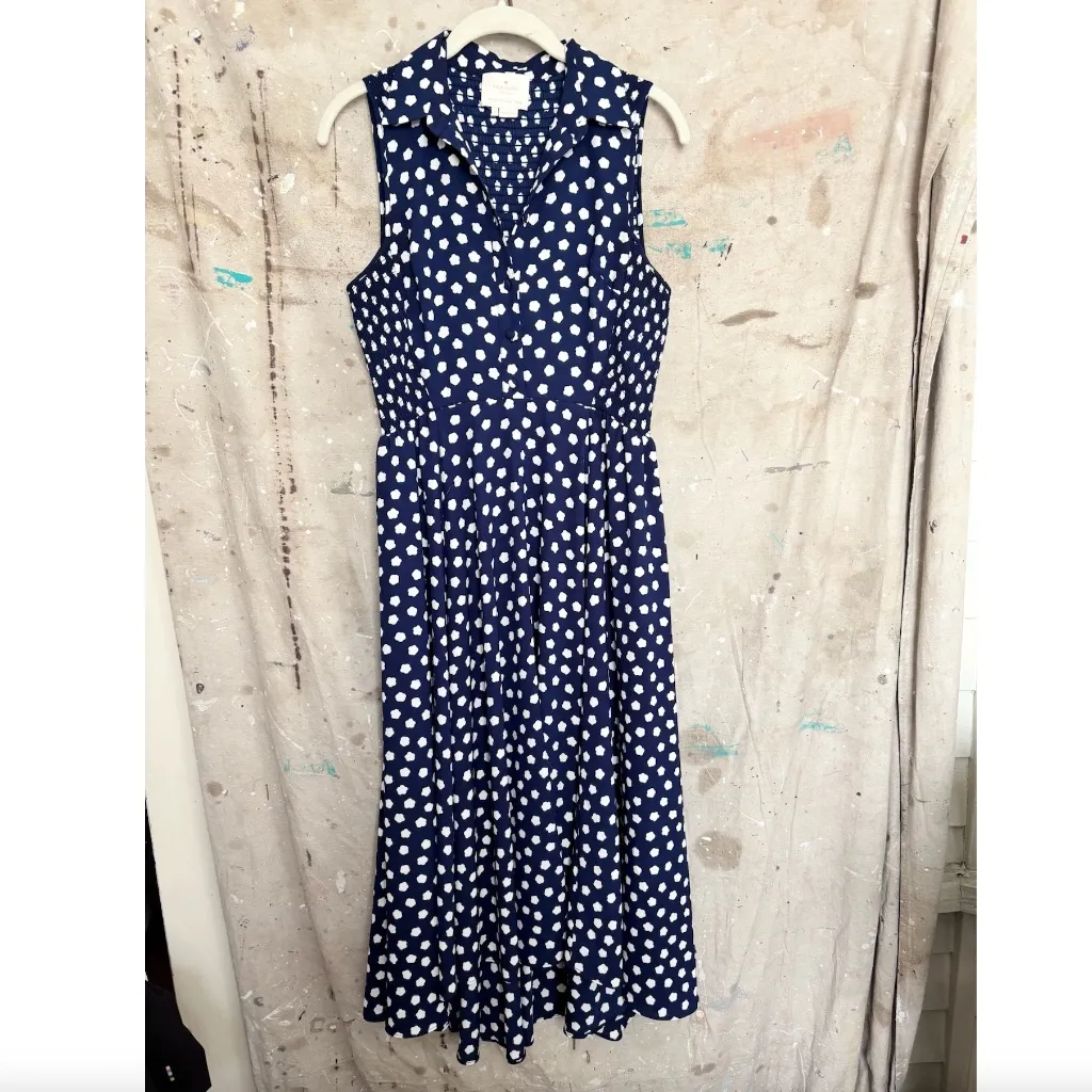 Kate Spade Cloud Dot Midi Dress - Image 4