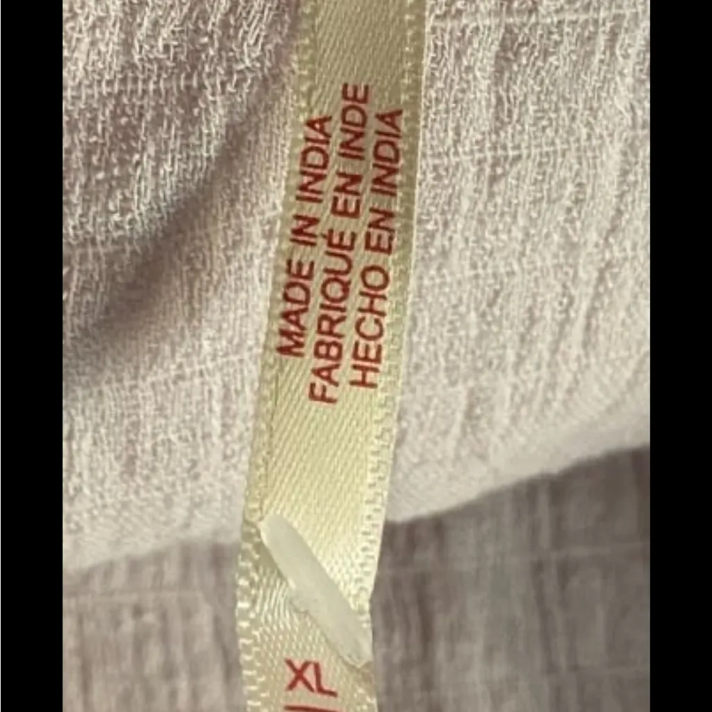 Free People Gathered Cotton Stretch Soft
Mauve 2 Piece Skirt Set. Size X-Large - Image 5