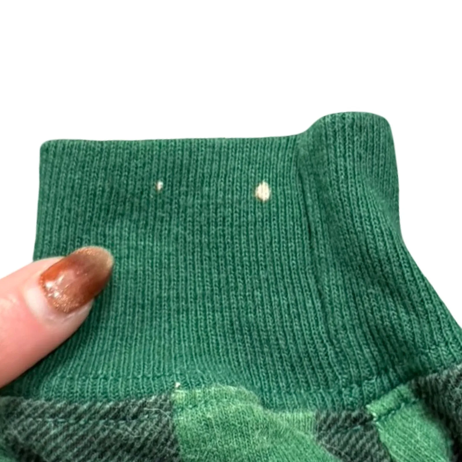 Disney Parks Store Disneyland Holiday Plaid Green Spirit Jersey Christmas sz XS - Image 8