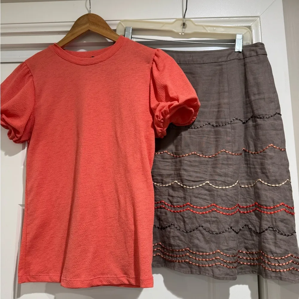 Halogen  Puff Sleeve Crewneck Top - Image 7