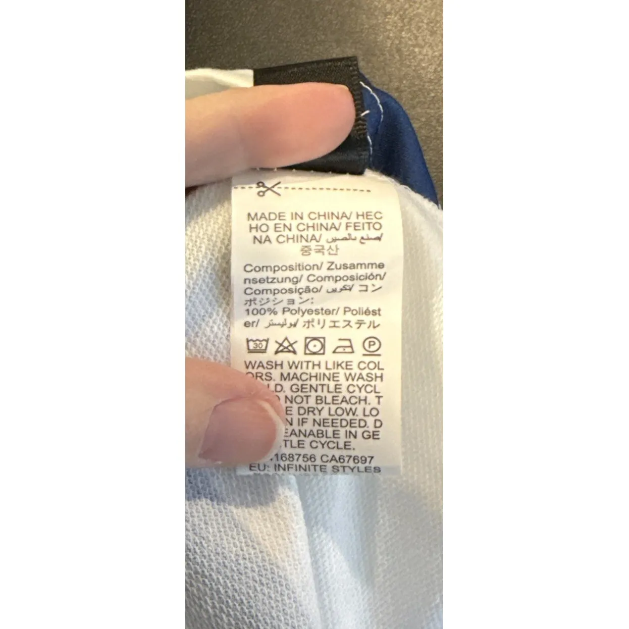 Womens XL Nautical Navy White Anchor Print Drawstring Hooded Sweatshirt Dress - Image 4