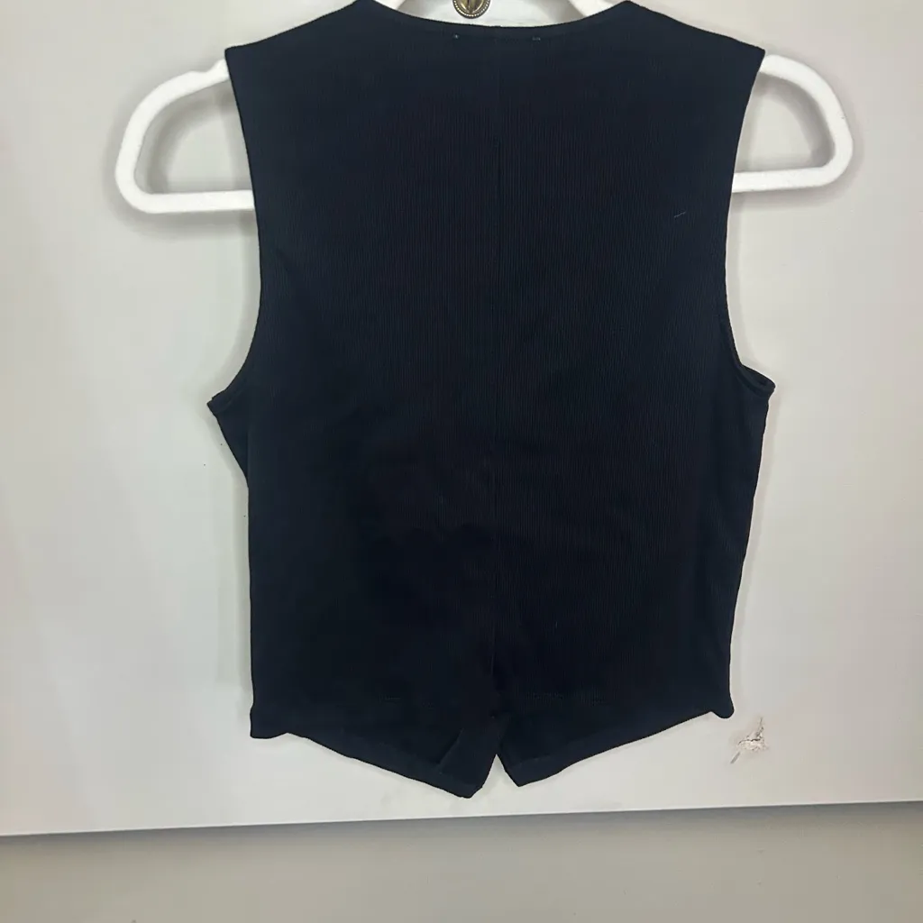 Madewell NWT Rib V-Neck Vest size medium - Image 5