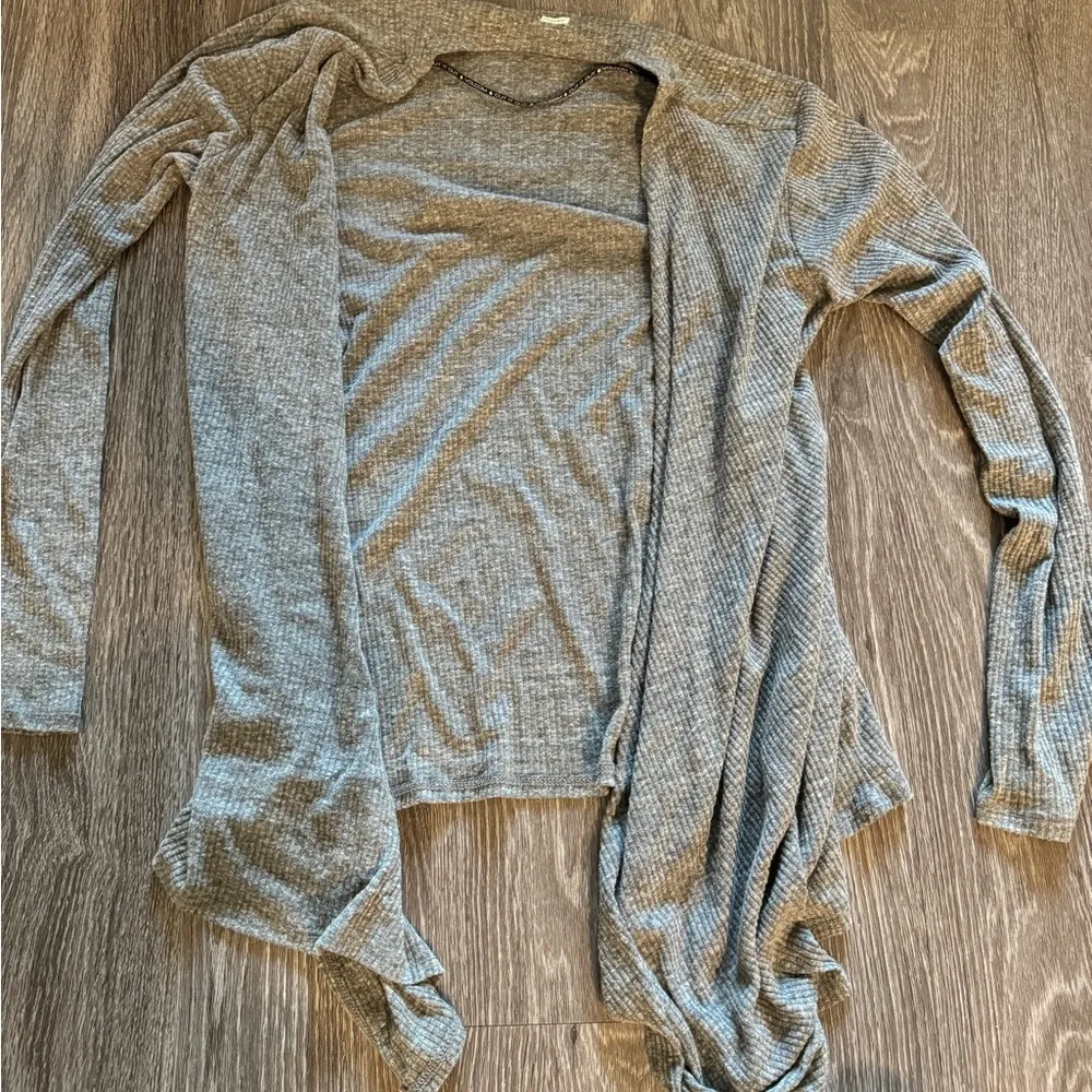 Volcom Thin Gray Cardigan - Image 2