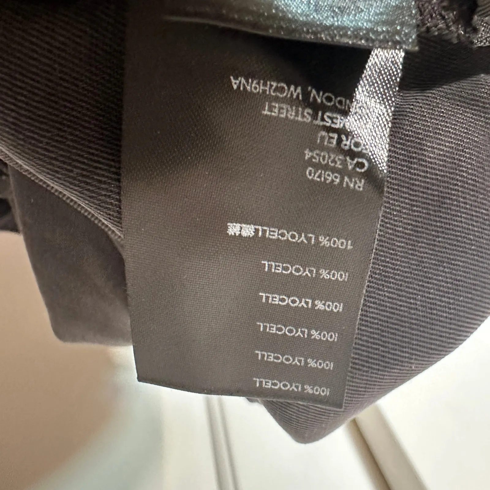 Anthropologie Cargo Harem Pants Womens 10 Lyocell Jogger Cropped Carbon Black - Image 6