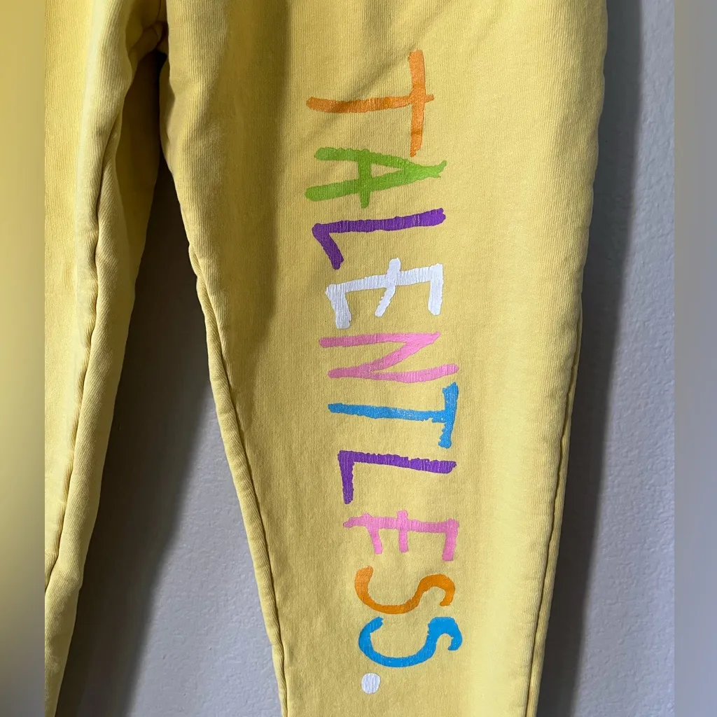 Talentless Elementary Yellow Jogger Sweatpants in Women’s Size M - Image 3