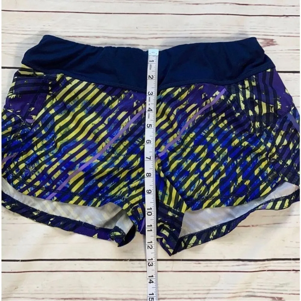 Athleta Pulse Printed Running Shorts Size Small - Image 12