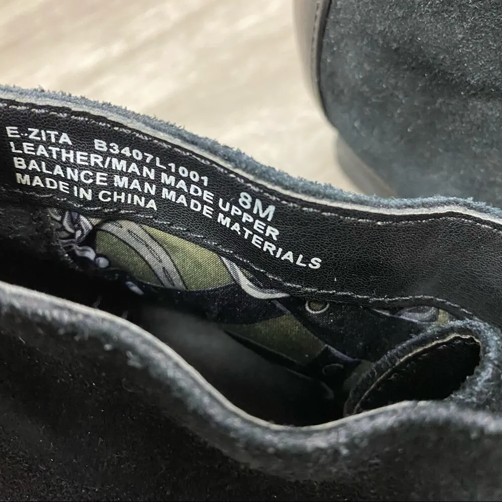 Etienne Aigner Camelot Zita Wedge Ankle Bootie 8 Black - Image 8