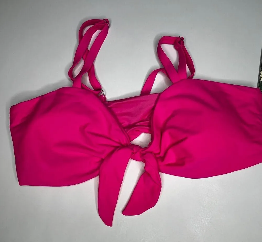 Blooming Jelly Hot Pink Two Piece Swim Suit New L - Image 2