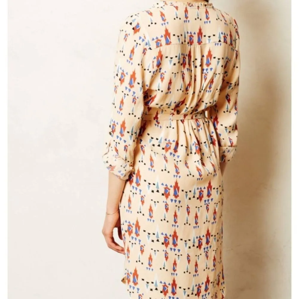 Anthropologie Dolan left coast Wanderlust aztec shift shirt dress size S - Image 2