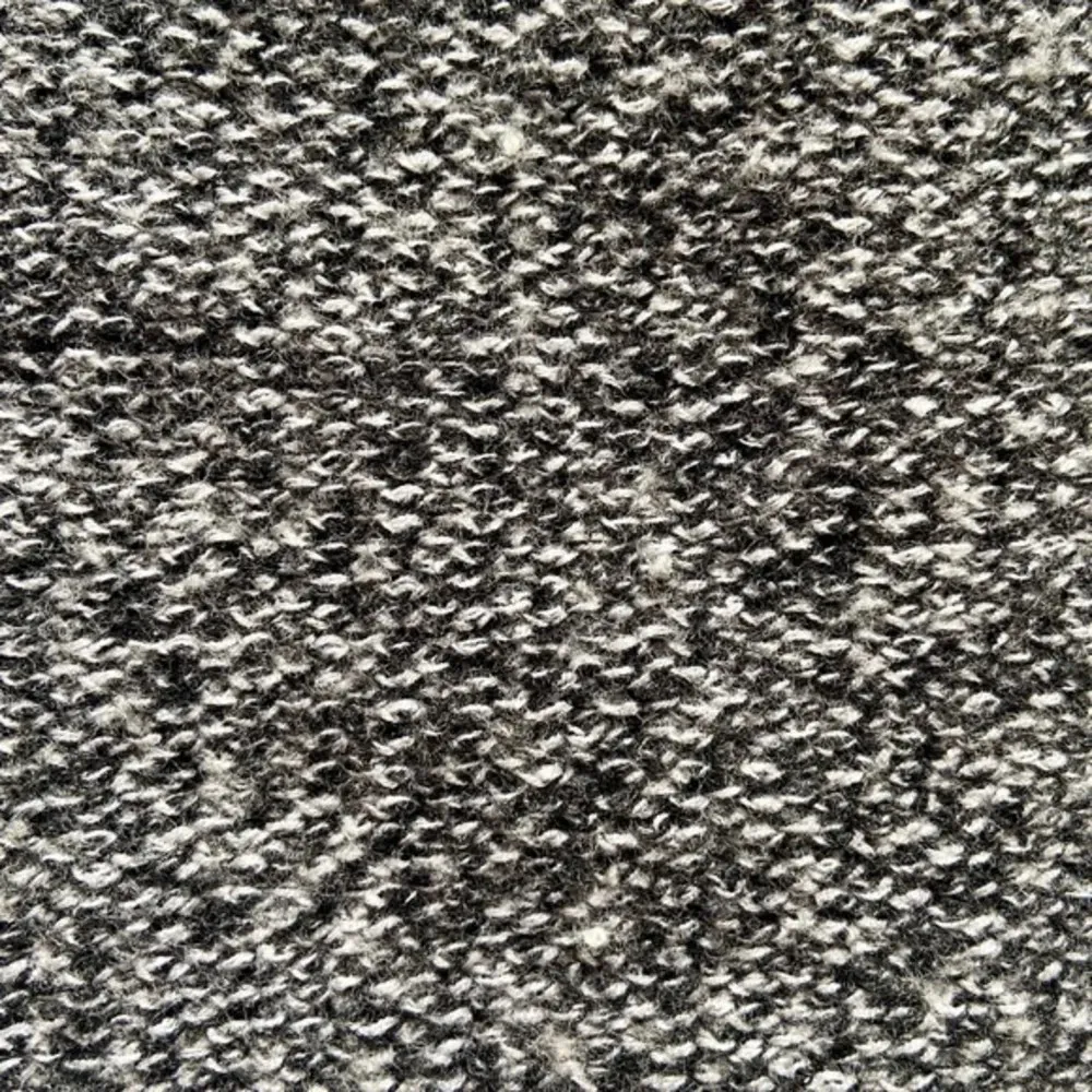 Lou & Gray Marled Open Front Cardigan XS Black White Minimalist Merino Wool - Image 9