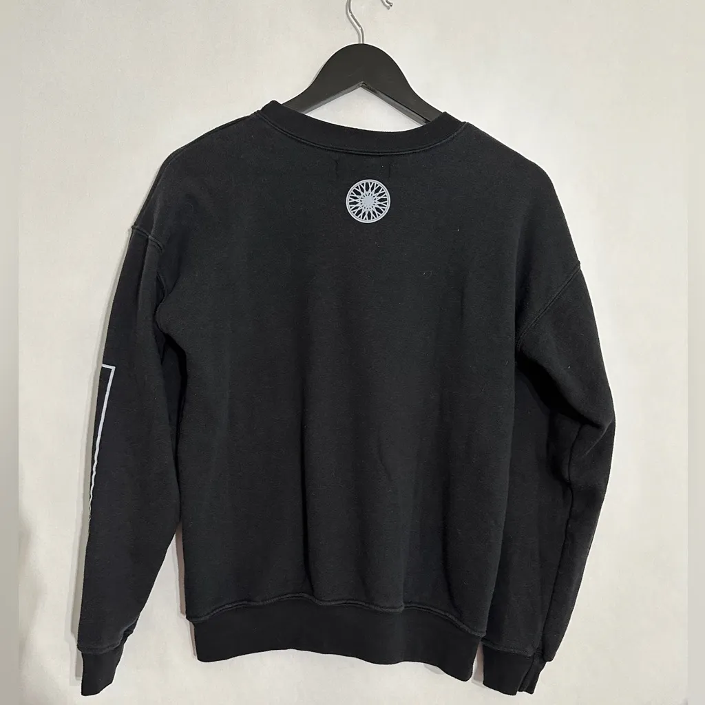 SoulCycle BKLN x SOUL Black Graphic Sweatshirt Size Medium | Brooklyn New York - Image 8