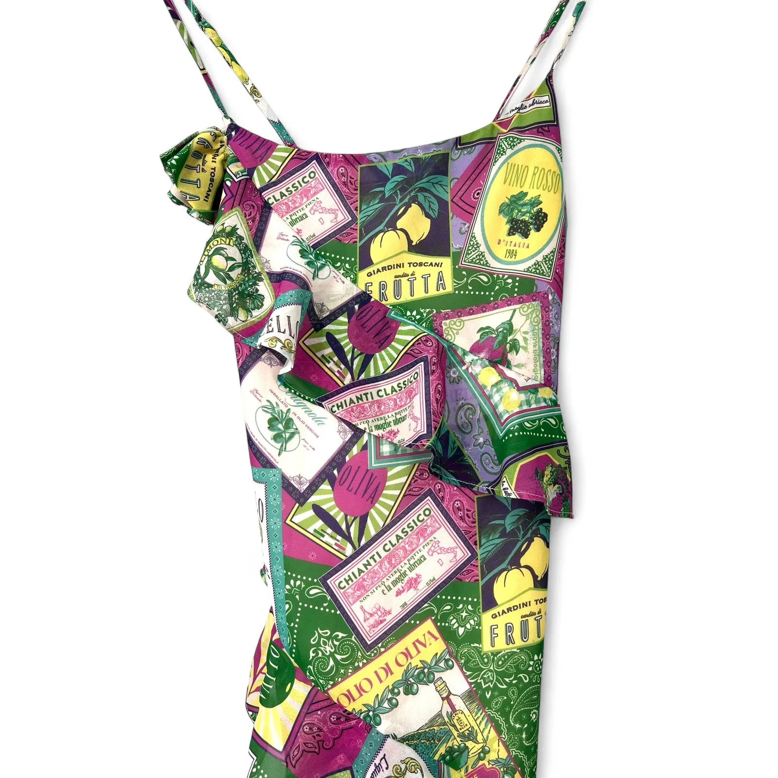 REVOLVE LPA | S | Roma Flounce Midi Dress Italy Summer Ruffle Sleeveless Tank - Image 5