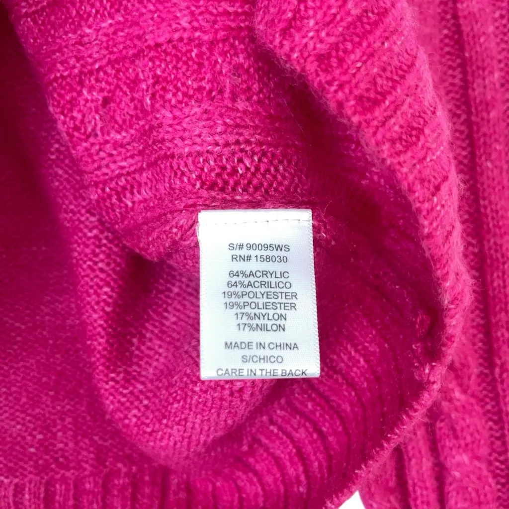 🆕 Love Tree Cropped Cable Knit Turtleneck Sweater - Image 9