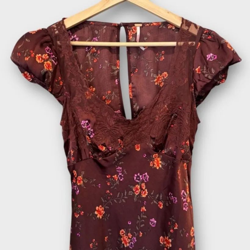 Free People Butterfly Babe Cutout Maxi Dress Size Small - Image 8