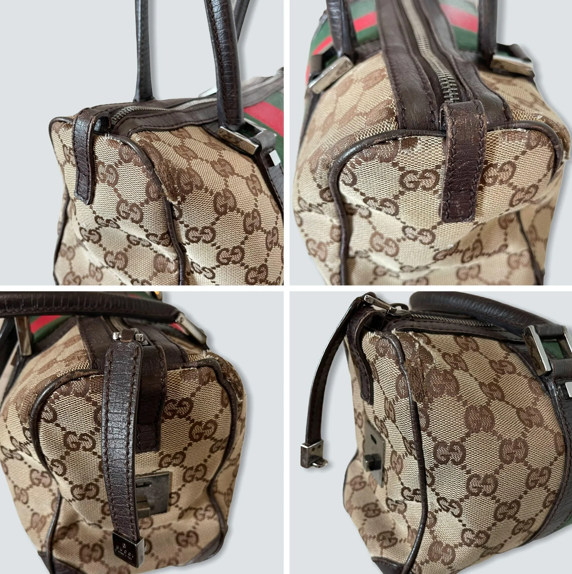 Gucci Authentic  GG Sherry line Boston bag - Image 4