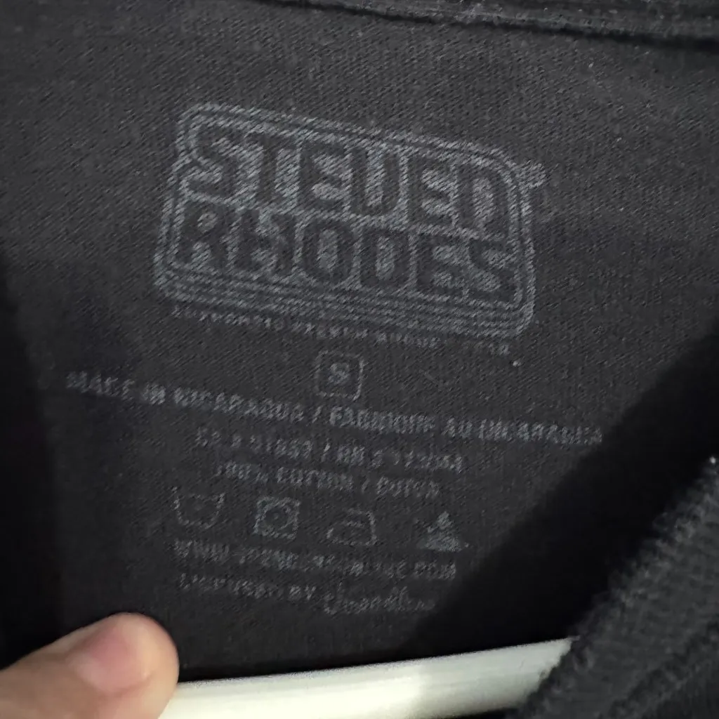 Steven Rhodes Black Long Sleeve Tee Shirt Let's Summon Demons Adult Size Small - Image 5