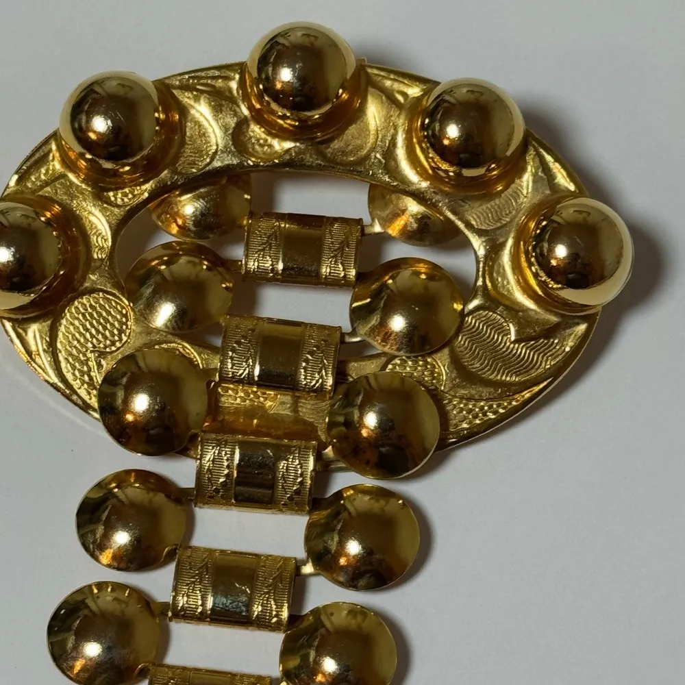 Vintage 1960’S Elegant Gold Belt S - Image 6