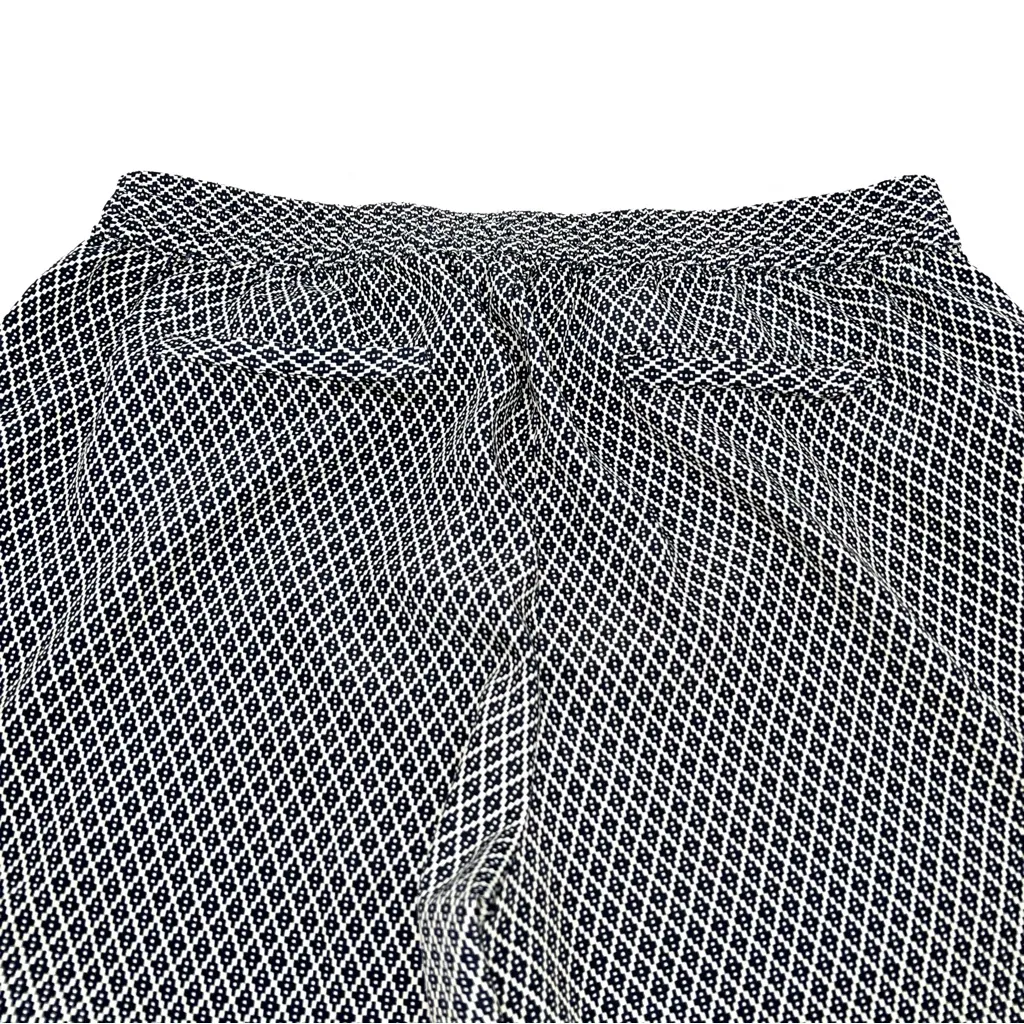 Michael Kors Women's Black and White Geometric Joggers w/Drawstring Waistband-L - Image 5