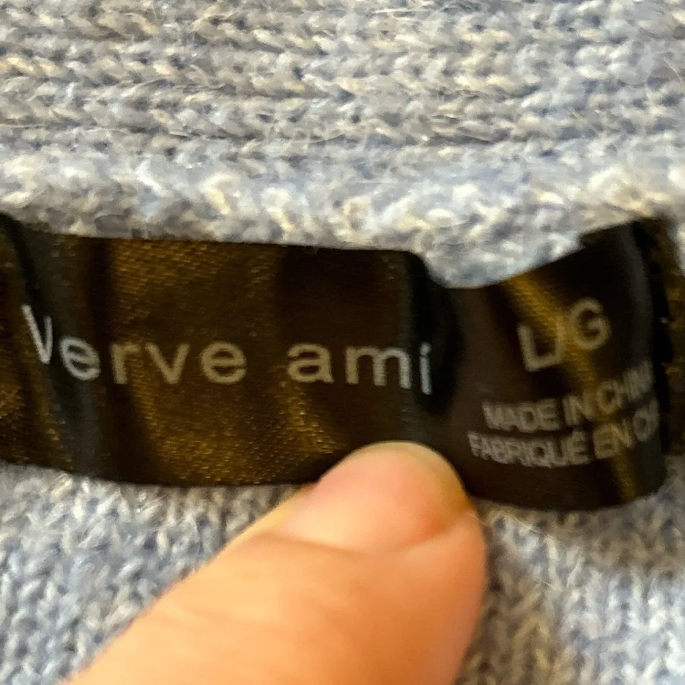 Verve Ami blue cardigan Size Lg. EUC - Image 3