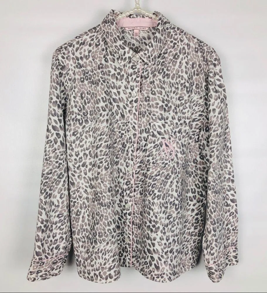 VICTORIA’S SECRET |Pink Gray Leopard Top - Image 2