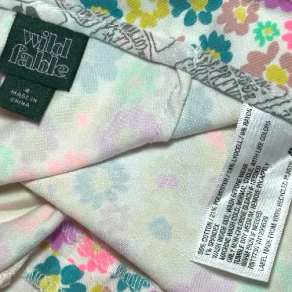Wild Fable Multicolor Floral Mini Skirt Women’s Size 4 - Image 6