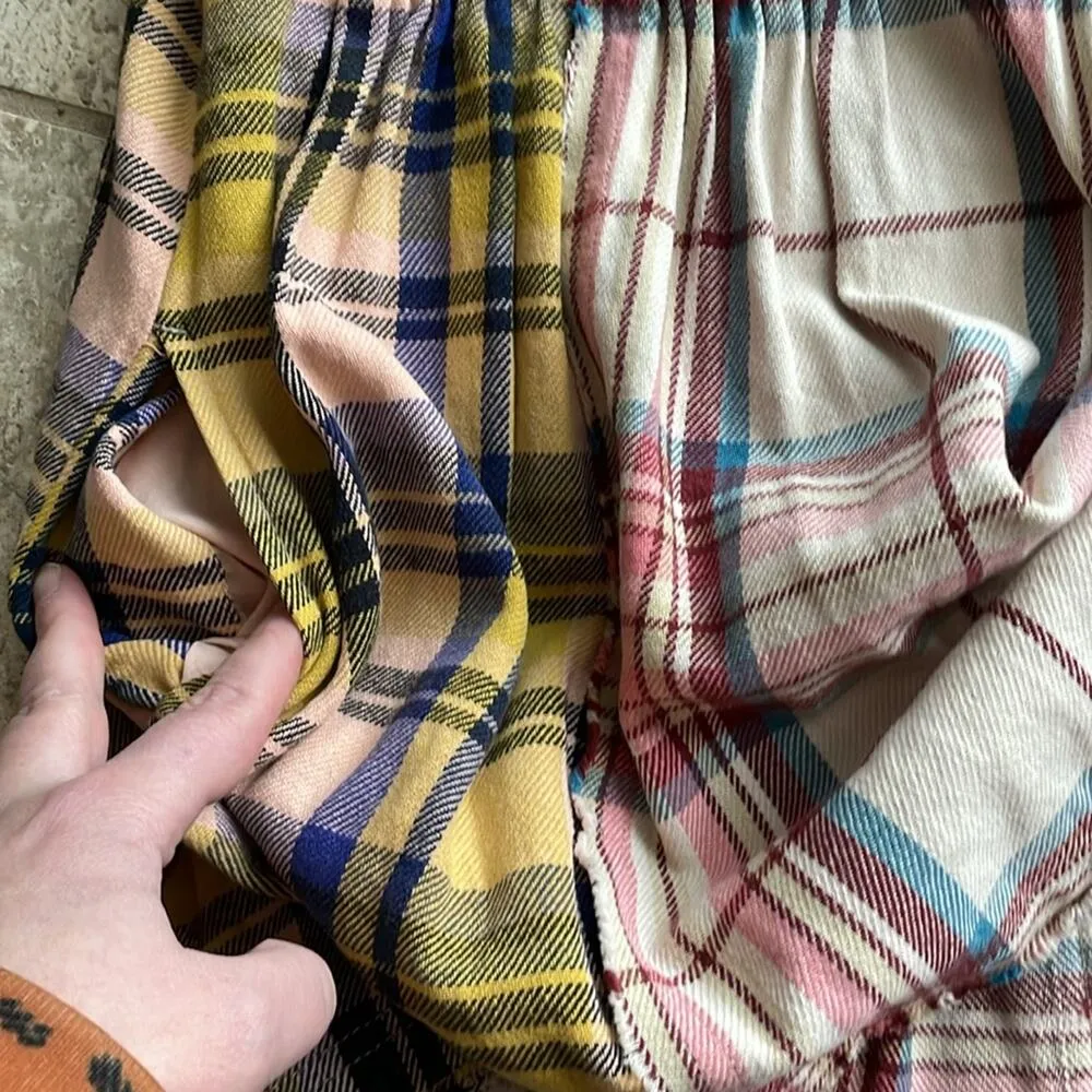 Free People Moon Bay Mixed Plaid Top - Image 15