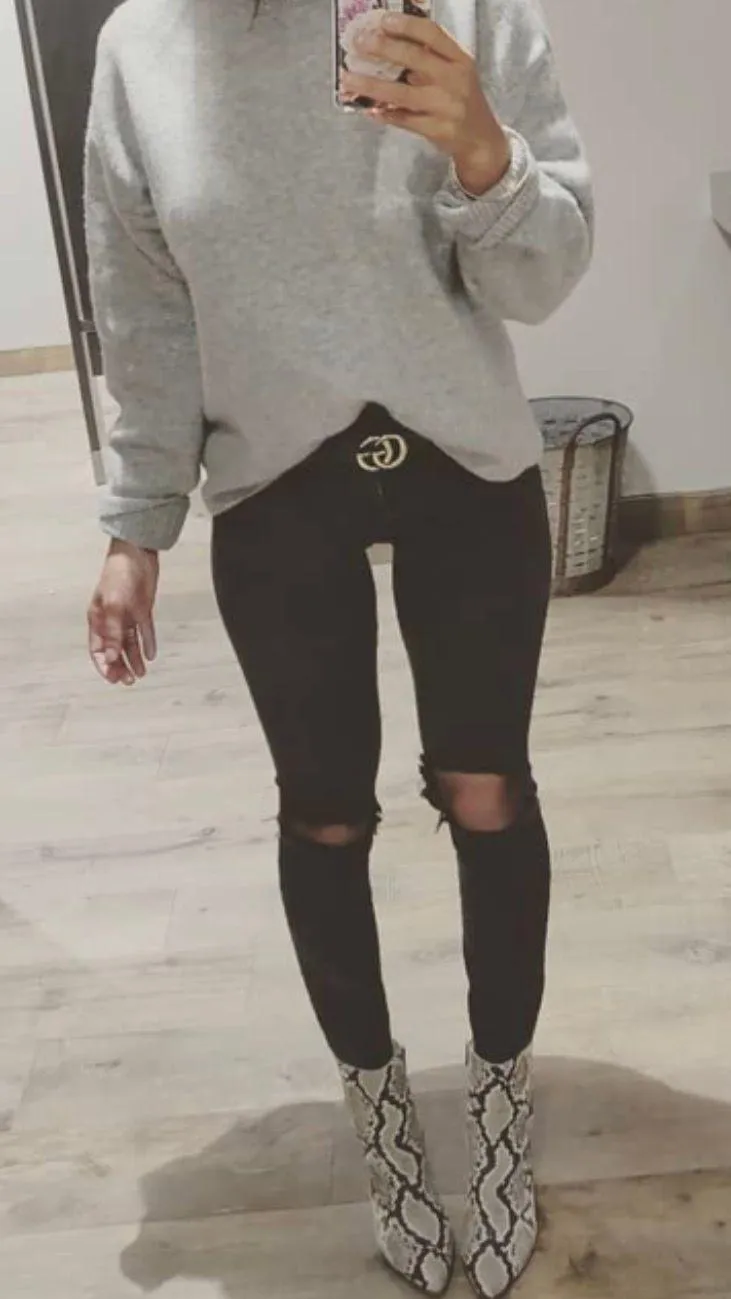 Steve Madden Snake Skin Booties - Image 4