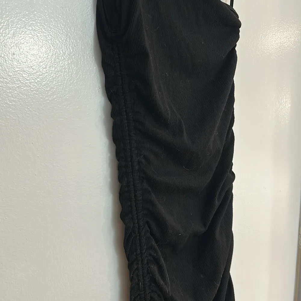 MOVING SALE - Black One-Shoulder Side Ruched Dress - Image 5