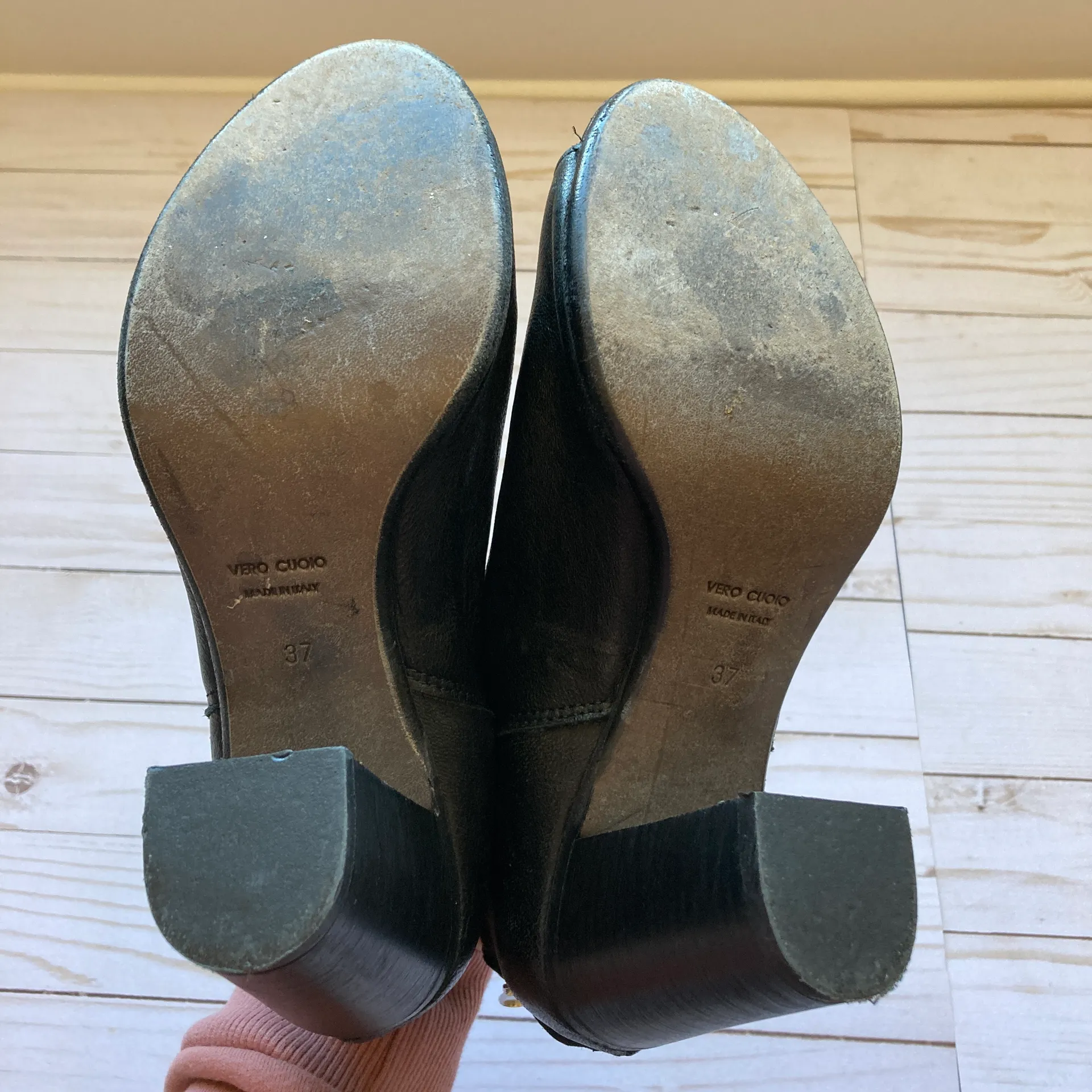 Centodieci Italian Leather Open Toe Boots EU Size 37/US 7 - Image 8