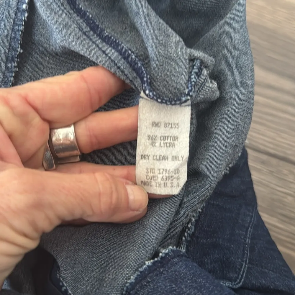 Denim Blue Spaghetti Strap Dress - Image 7