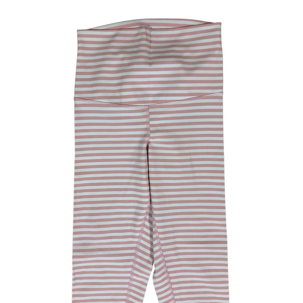 DYI Define Your Inspiration Striped High Waist Workout Leggings Pink XS - Image 2