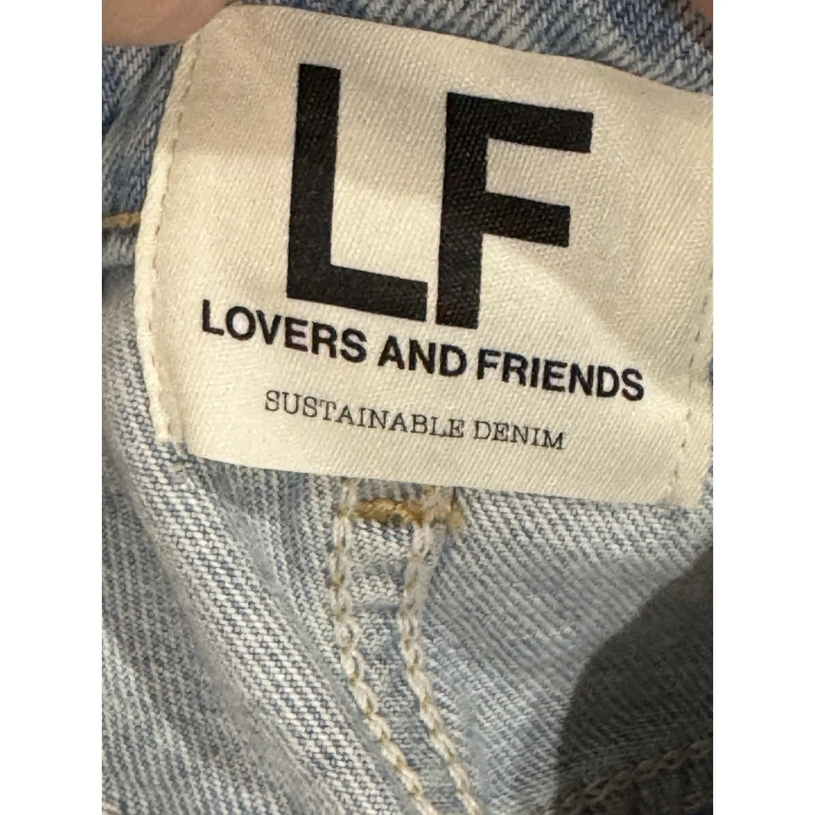 Lovers & Friends REECE HIGH RISE SLIM Straight Light Wash Size 26 Distressed - Image 5