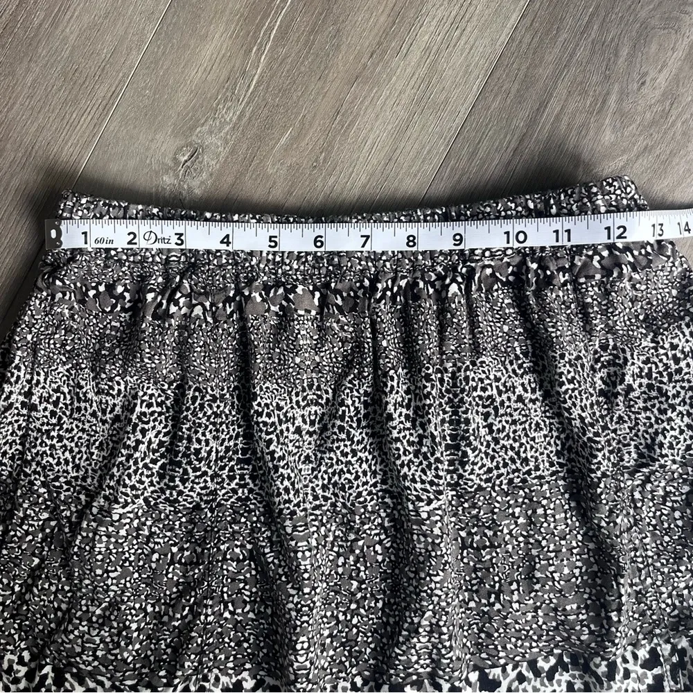 Mimi Chica Cheetah Tiered Print Mini Skirt Size XSmall - Image 5